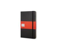Moleskine - Agenda con Pestañas Alfabéticas para la Oficina, Tapa Dura, Tamaño Grande 13 x 21 cm, Color Negro, 240 Páginas