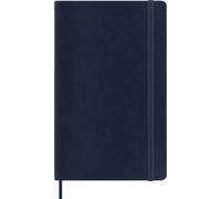 Moleskine Agenda Diaria 2027, Agenda de 12 Meses con Tapa Blanda y Cierre Elástico, Formato L 13x21 Cm, Color Azul Zafiro