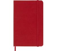 Moleskine Classic 12 Month 2027 Daily Planner, Hard Cover, Pocket (3.5" x 5.5"), Scarlet Red, 400 páginas