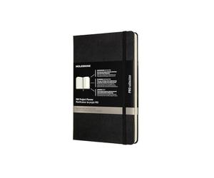 Moleskine - Agenda Profesional y Libreta, Objetivos, Productividad, Gestión de Proyectos por Semanas, Meses y Anual, Tapa Dura, Gran Formato 13 x 21 cm, Color Negro, 288 Páginas