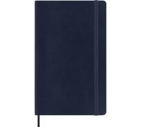 Moleskine Agenda Semanal 2027, Agenda de 12 Meses con Espacio para Notas, Tapa Blanda y Cierre Elástico, Formato L 13x21 cm, Color Azul Zafiro