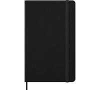 Moleskine Agenda Semanal 2027, Agenda de 12 Meses Pro Vista Vertical con Tapa Dura y Cierre Elástico, Formato L 13x21 cm, Color Negro