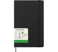 Moleskine Agenda Semanal Sin Fecha, Agenda Semanal Clásica de 12 Meses con Tapa Dura y Cierre Elástico, Tamaño Grande, 13 x 21 cm, Color Negro