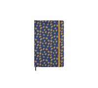 Moleskine Agenda Silk 12 Meses, Agenda Semanal Sin Fecha, Tapa Dura con Seda Italiana de Mantero, Cierre Elástico, con Caja de Regalo, Formato Large 21x13cm, Color Azul