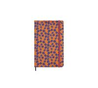 Moleskine Agenda Silk 12 Meses, Agenda Semanal Sin Fecha, Tapa Dura con Seda Italiana de Mantero, Cierre Elástico, con Caja de Regalo, Formato Large 21x13cm, Color Naranja