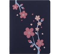 Moleskine Cahier Journal Sakura, Cuaderno a Rayas, Tapa Dura Con Costura Singer, Con 16 Hojas Desprendibles, Tamaño XL 19 x 25 cm