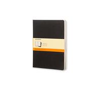 Moleskine Cahier Journal (Set of 3), Extra Large, Ruled, Black, Soft Cover (7.5 x 10)