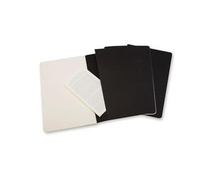 Moleskine Cahier pocket blanko schwarz DIN A6. 3er Pack