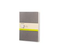 Moleskine Cahier - Set de 3 cuadernos lisos extragrandes, color marrón kraft
