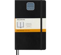 Moleskine Cuaderno Classic Ampliado Tapa Blanda Rayado Negro Talla L 13x21cm