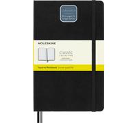Moleskine - Classic Expanded Squared Paper Notebook - Hard Cover and Elastic Closure Journal - Color Black - Size Large 13 x 21 A5 - 400 Pages