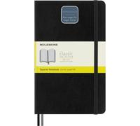 Moleskine - Classic Expanded Squared Paper Notebook - Soft Cover and Elastic Closure Journal - Color Black - Size Large 13 x 21 A5 - 400 Pages