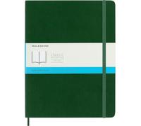 Moleskine - Cuaderno Clásico con Hojas Punteadas, Tapa Blanda y Cierre Elástico, Color Verde Mirto, Tamaño Extra Grande 19 x 25 cm, 192 Hojas