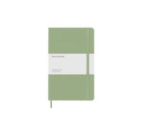 Moleskine Classic Notebook - Cuaderno rayado con tapa dura y cierre elástico, color sauce verde, formato Large 13 x 21 cm, 240 Páginas