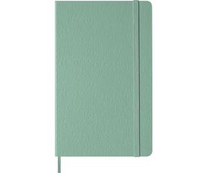 Moleskine Classic Notebook, Cuaderno Rayado con Tapa Dura y Cierre Elástico, Color Verde Salvia, Tamaño Large 13 x 21 cm