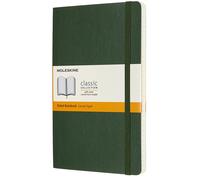 Moleskine Classic Notebook, Soft Cover, Large (5" x 8.25") Ruled/Lined, Myrtle G