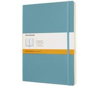 Moleskine Clásico Cuaderno Tapa Blanda XL Rayado / Forrado Reef Azul 192 Páginas