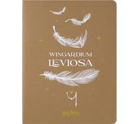 Moleskine Colección Hechizos Wizarding World Harry Potter Wingardium Leviosa Cahier Journal, Cuaderno a Rayas con Tapa Dura y Costura Visible, Formato Extra Grande 19 x 25 cm