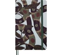 Moleskine Cuaderno Año De La Serpiente, Cuaderno A Rayas Con Tapa Dura Y Cierre Elástico, Colección Año De La Serpiente, Diseño Hojas, Formato Grande 13 x 21 cm