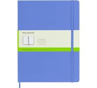Moleskine Cuaderno Clásico XL 19 x 25 cm Tapa dura Hojas en blanco Azul Hortensia 192 páginas