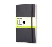 Moleskine cuaderno clásico con hojas lisas, tapa blanda y cierre elá