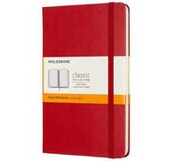 Moleskine - cuaderno clásico con hojas rayadas, tapa dura y cierre el