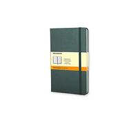 Moleskine Cuaderno clásico, grande, rayado, verde bosque, tapa dura