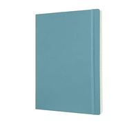 Moleskine - Cuaderno Classic XL Diseño de Rayas (Talla Única) (Azul Arrecife)