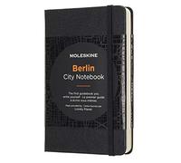 Moleskine - Cuaderno de Berlin con Hojas Lisas y Rayadas, Libreta con Tapa Dura, Cierre Elástico y Planos de la Ciudad, Color Negro, Tamaño 9 x 14 cm, 220 Páginas