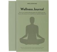 Moleskine - Cuaderno de Bienestar, Cuaderno Temático, Cuaderno de Tapa Dura para Hacer el Seguimiento de tus Objetivos de Salud y Deportivos, Tamaño Grande 13 x 21 cm, 400 Páginas