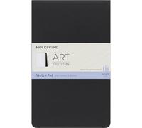 Moleskine - Cuaderno de Dibujo, Papel para Lápices, Carboncillo, Plumas Estilográficas y Marcadores, Tapa Blanda, Color Negro, Tamaño grande 13 x 21 cm, 48 Páginas