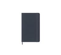 Moleskine Cuaderno Precious & Ethical, con Caja de Regalo, Tapa Suave Vegana, Cierre Elástico, Formato Large 13 x 21 cm, Color Azul