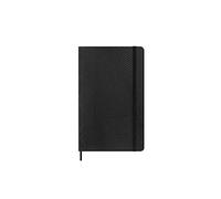 Moleskine Cuaderno Precious & Ethical, con Caja de Regalo, Tapa Suave Vegana Efecto Pitón, Cierre Elástico, Formato Large 13 x 21 cm, Color Negro