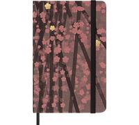 Moleskine - Cuaderno Sakura de Edición Limitada, Gráficos Temáticos, Diseño a Rayas y Tapa Dura de Tela, Tamaño Bolsillo 9x14cm, 192 Páginas