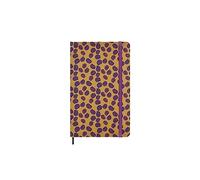 Moleskine Cuaderno Silk – Tapa dura con seda italiana de Mantero, rayado, 21×13 cm, amarillo