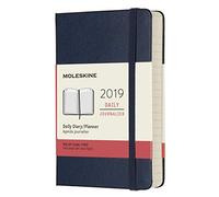 Moleskine DHB2012DC2Y19 - Diario 12m de bolsillo de tapa dura, color azul zafiro