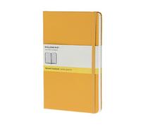 Moleskine - Diario Cuadriculado De Tapa Dura (Tamaño Grande), Color Amarillo (Moleskine Classic)