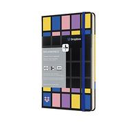 MOLESKINE+ DROPBOX LARGE RULED HARDBACK SMART NOTEBOOK BLACK Book NUEVO
