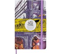 Moleskine I Am New York - Cuaderno grande rayado, tapa dura blanca (5 x 8.25 pulgadas), 240 páginas