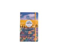 Moleskine I Am Tokyo Ruled Notebook, Hard Canvas Cover and Elastic Closure, Larg