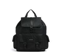 Moleskine Mochila Mediana Colección Legendaria, Mochila Portatil para Trabajo y Universidad con Funda para Dispositivos Electrónicos, Tejido 100% Reciclado, Dimensiones 39,5 x 39 x 15 cm, Color Negro