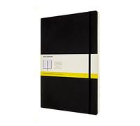 Moleskine, Libreta Clásica con Páginas Cuadriculadas, Tapa Blanda y Cierre Elástico, Tamaño A4 21 x 29.7 cm, Color Negro, 192 Páginas