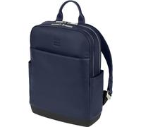 MOLESKINE Mochila Colección Classic Pro en Cuero, Mochila Profesional para Oficina, Porta PC para Laptop, iPad, Notebook hasta 15'', Dimensiones 43 x 33 x 14 cm, Color Azul Zafiro