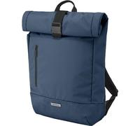Moleskine Mochila RollTop Colección Metro, Bolso Porta Pc Vertical, Mochila Porta Pc Para Laptop, Notebook, Ipad, Computadora Hasta 15", Dimensiones 50 x 32 x 13 Cm, Azul Zafiro