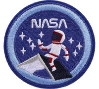 Moleskine Parche Adhesivo Temático NASA - Adhesivo Bordado para Personalizar Cuadernos o Agendas, Dimensiones 5,7 x 5,7 cm