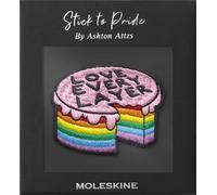 Moleskine Parche adhesivo cuaderno/agenda Love Every Layer (Orgullo Cake) Ashton Attzs 5x5 cm