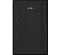Moleskine Planificador semanal 2026 Precioso y Ético, 12 meses, cubierta suave vegana, negro 13x21 cm