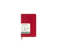 Moleskine Planificador semanal clásico de 12 meses 2027, tapa blanda, bolsillo (3,5 x 5,5 pulgadas), rojo escarlata, 144 páginas