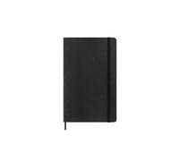 Moleskine Cuaderno Precious & Ethical, con Caja de Regalo, Tapa Suave Vegana Efecto Pitón, Cierre Elástico, Formato Large 13 x 21 cm, Color Negro