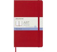Moleskine S30345 - Cuaderno de bocetos (tamaño grande, tapa dura), color rojo
